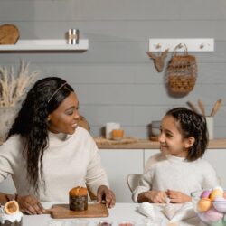 Easter - Mother and Daughter